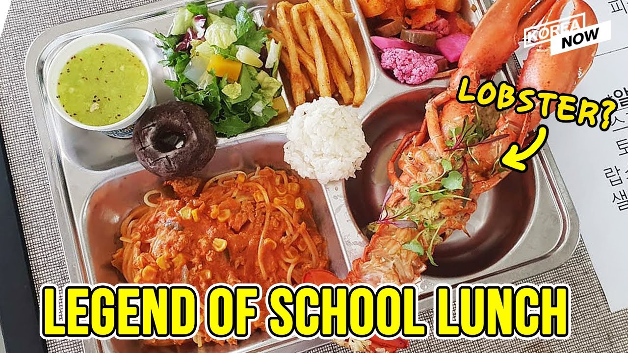 Lobster and Caviar for a school meal?! Visiting the GOD of Korean school lunches