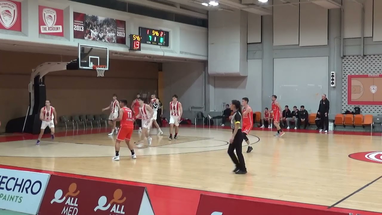 Ολυμπιακός vs ΑΕ Ρέντη - 12η Αγωνιστική - Εφηβικό 2024/25
