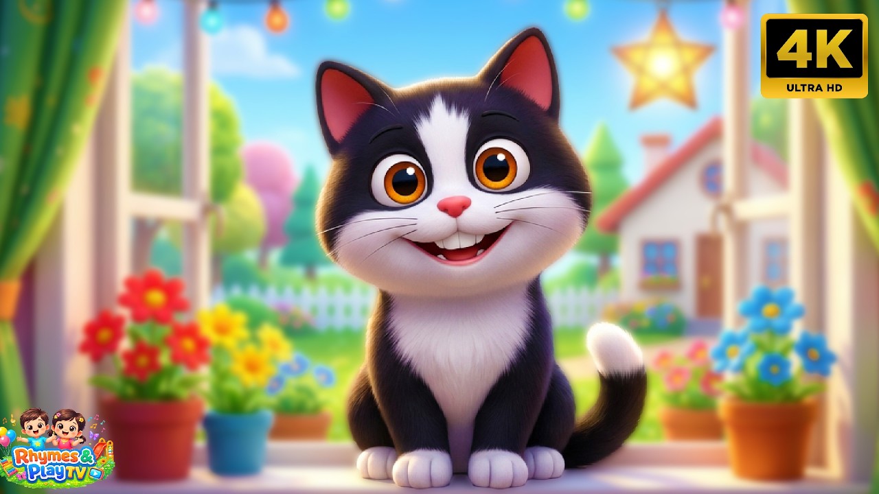 Meow Meow Billi Kerti Meow | म्याऊँ म्याऊँ बिल्ली करती म्याऊँ | Hindi Rhyme | Nursery Rhyme For Kids