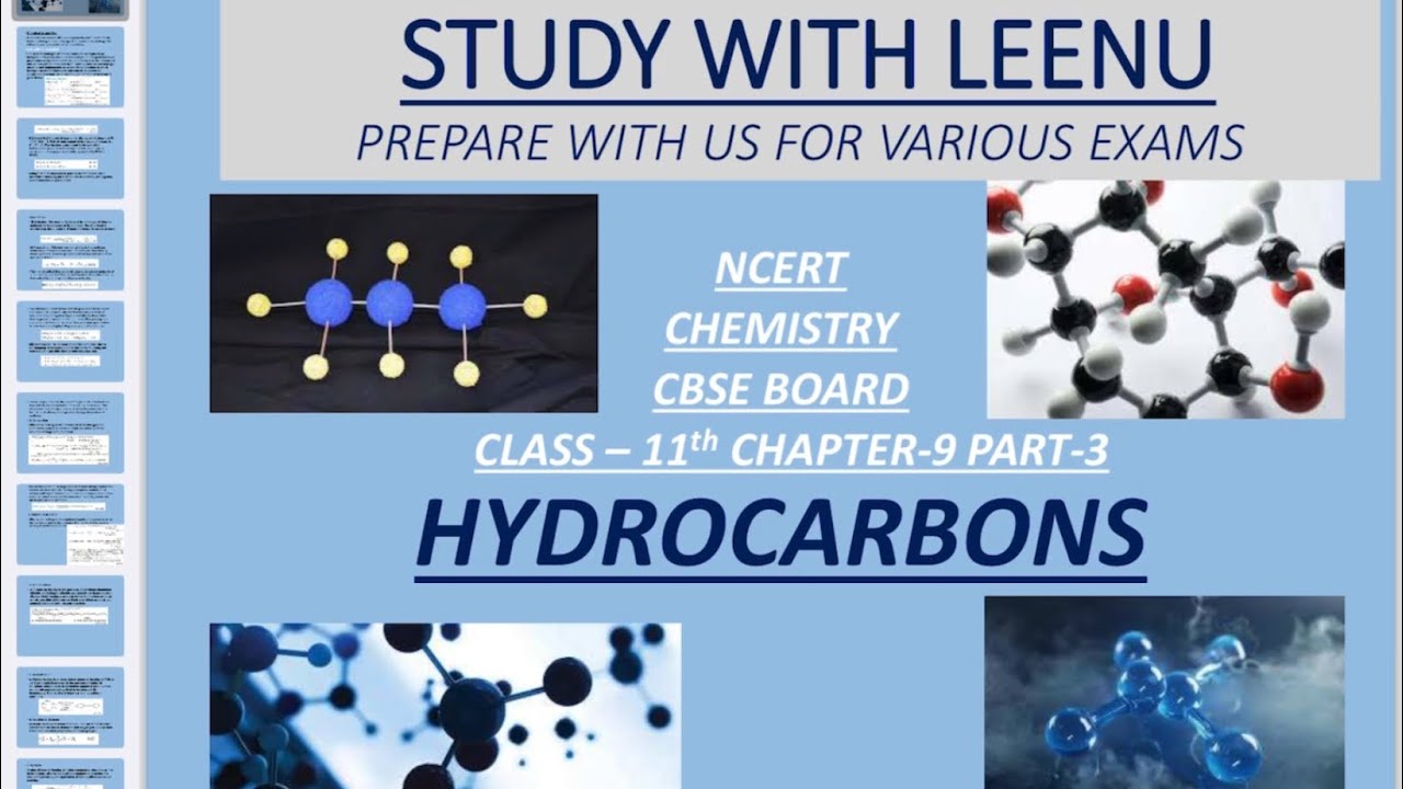 NCERT CLASS 11 HYDROCARBON | PART-3 | CHEMICAL PROPERTIES | #cbse #neet @Studywithleenu SUBSCRIBE 👍