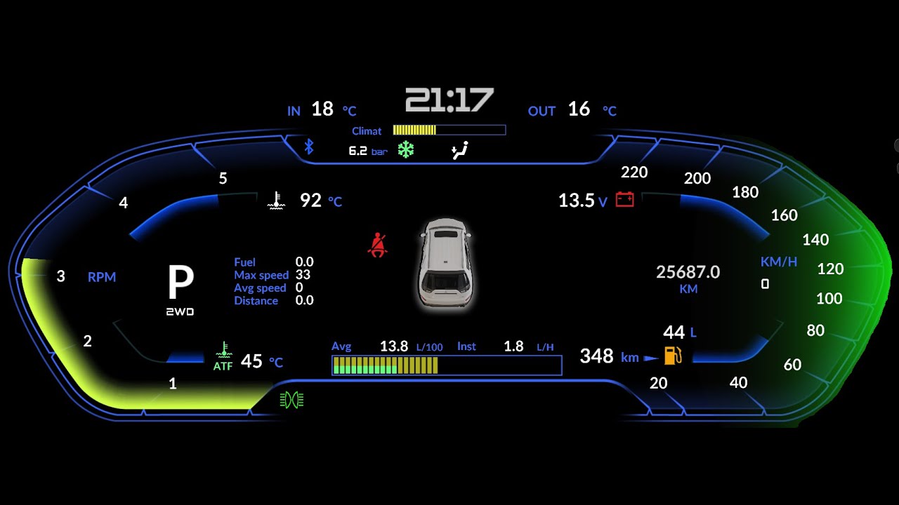 DIY Mitsubishi LCD Dashboard Assembly / Сборка LCD приборки Mitsubishi своими руками