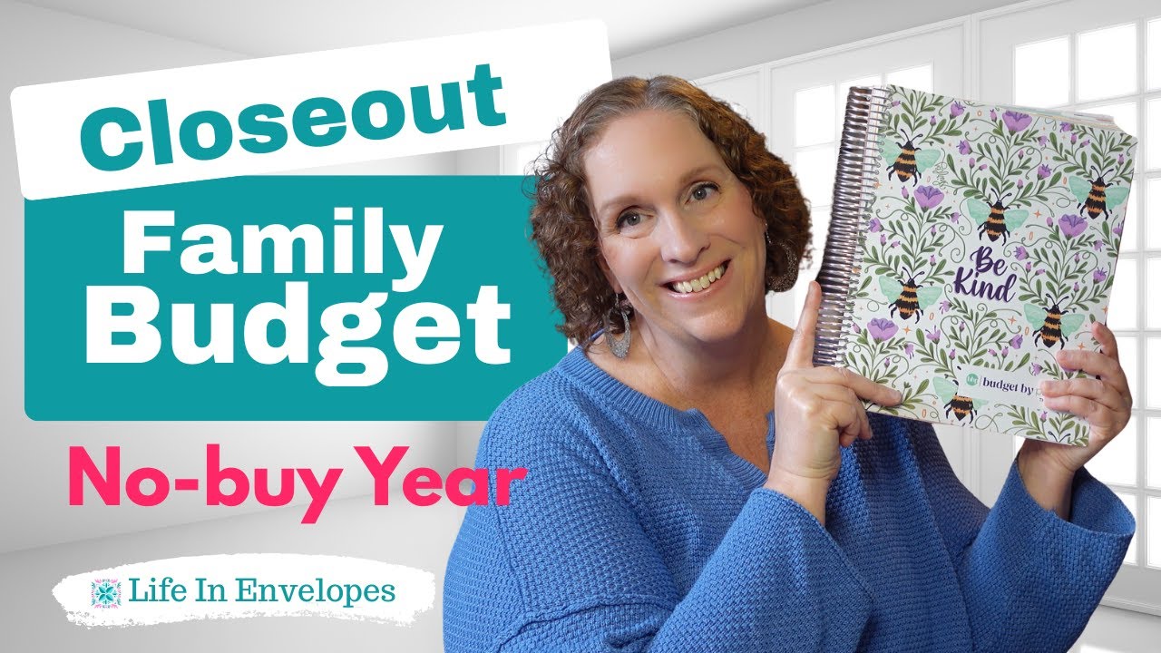 No-buy Year / January Budget Closeout / TBM BBP Workbook /  #lowincome #singlemom