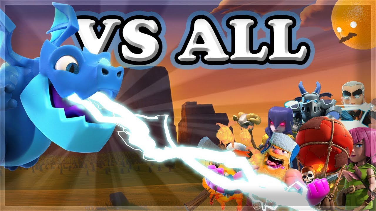 Electro Dragon vs All Cards | Relevant Defense and Offense | Clash Royale 🍊