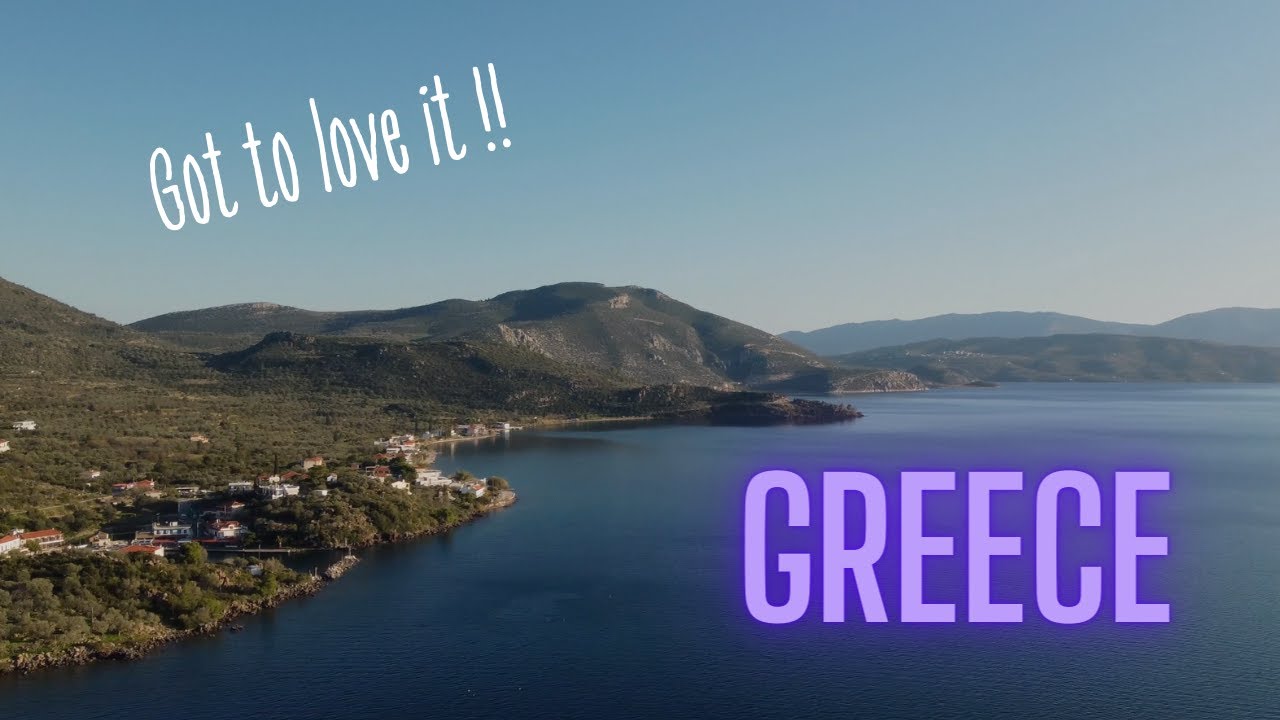 DJI Mini 2 Flight over Methana volcano peninsula in Greece, Cinematic Drone 4K video, &Mu;έ&theta;&alpha;&nu;&alpha;, &Epsilon;&lambda;&lambda;ά&delta;&alpha;