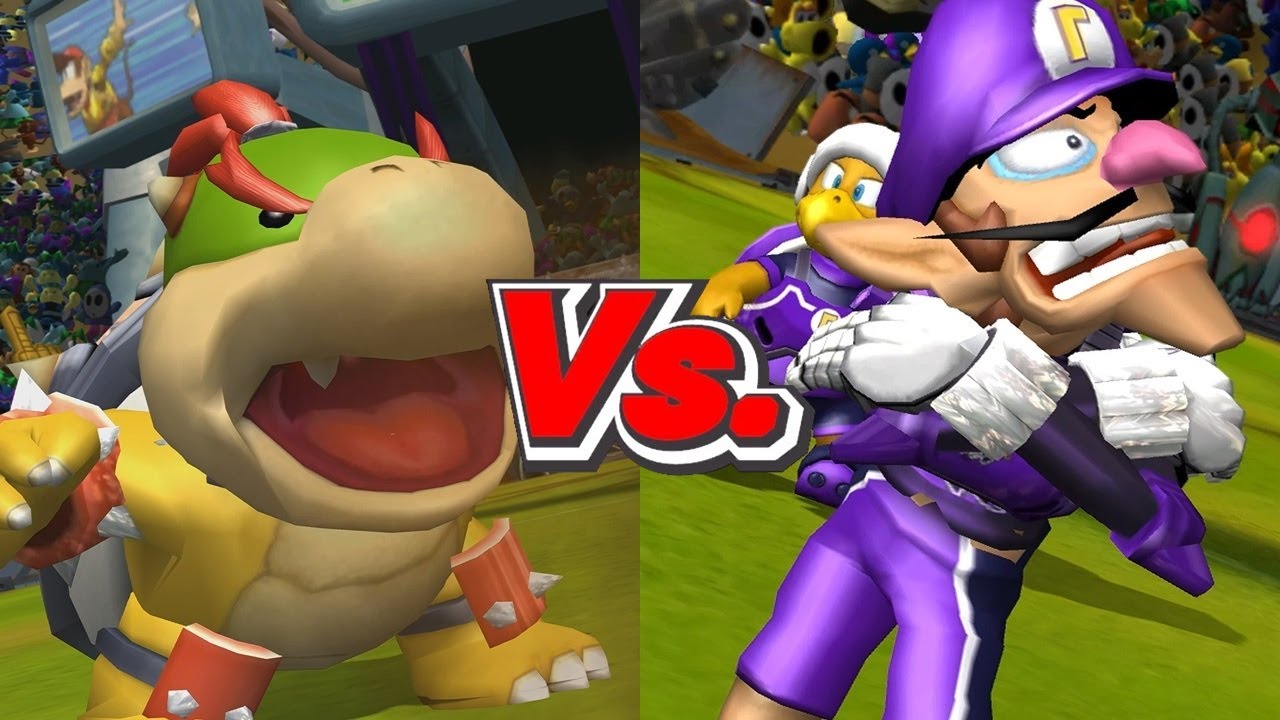 Mario Strikers Charged - Bowser Jr. Vs. Waluigi