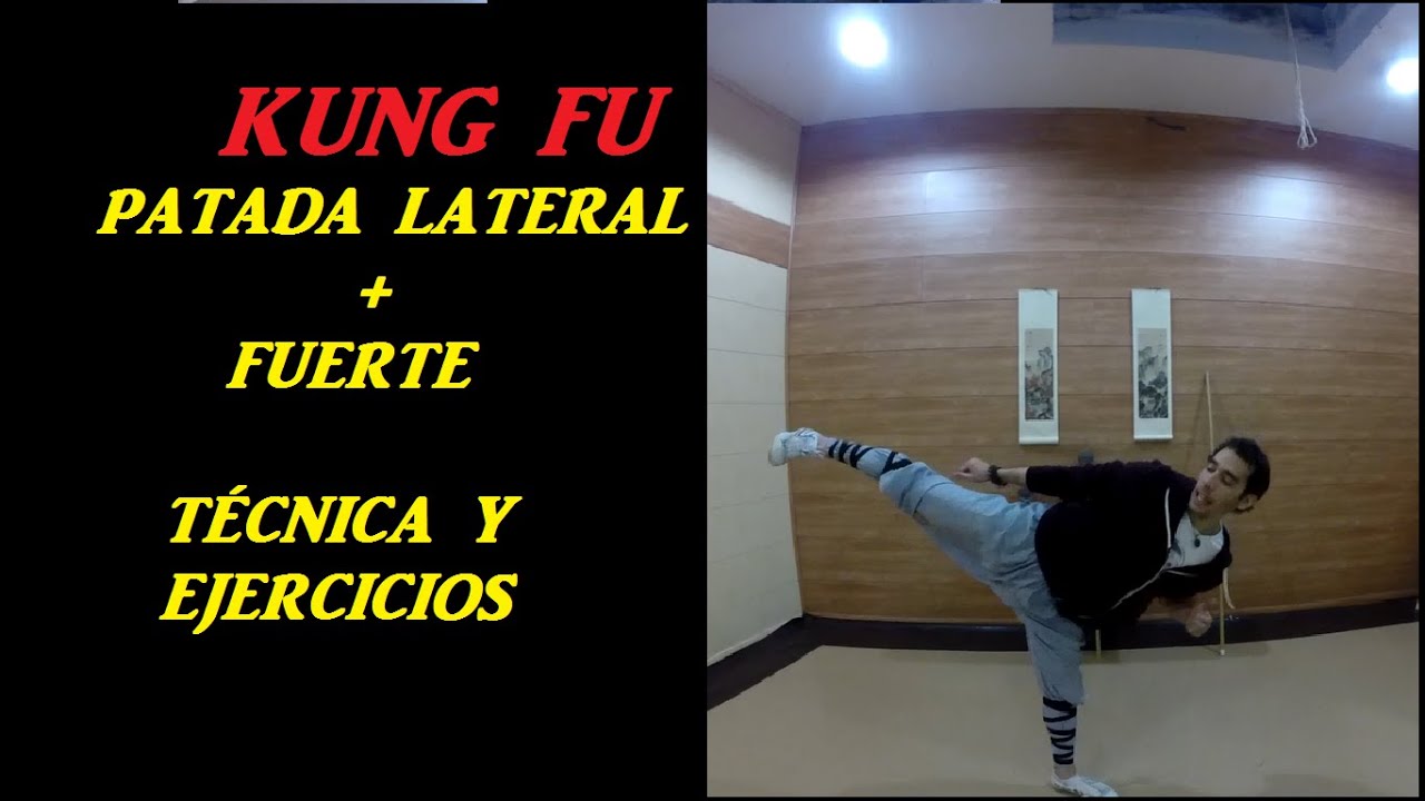 Entrenamiento Patada Lateral | Técnica y ejercicios | Shaolin Huwei