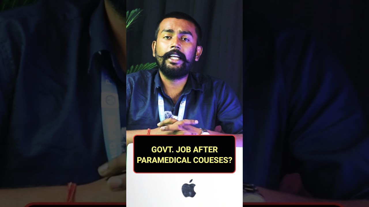Govt. Job After Paramedical Courses In 2025 ? #paramedical #govtjobs #career #shorts #short #medical