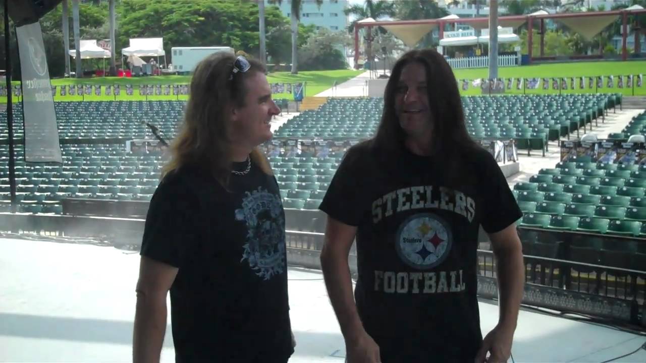 David Ellefson & Shawn Drover of MEGADETH Miami, FL.MP4