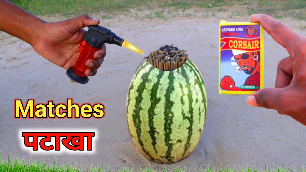 1000 BIDI BOMB + WATERMELON Once Fire crackers testing ~ Red Watermelon vs Pani Bomb Diwali Testing