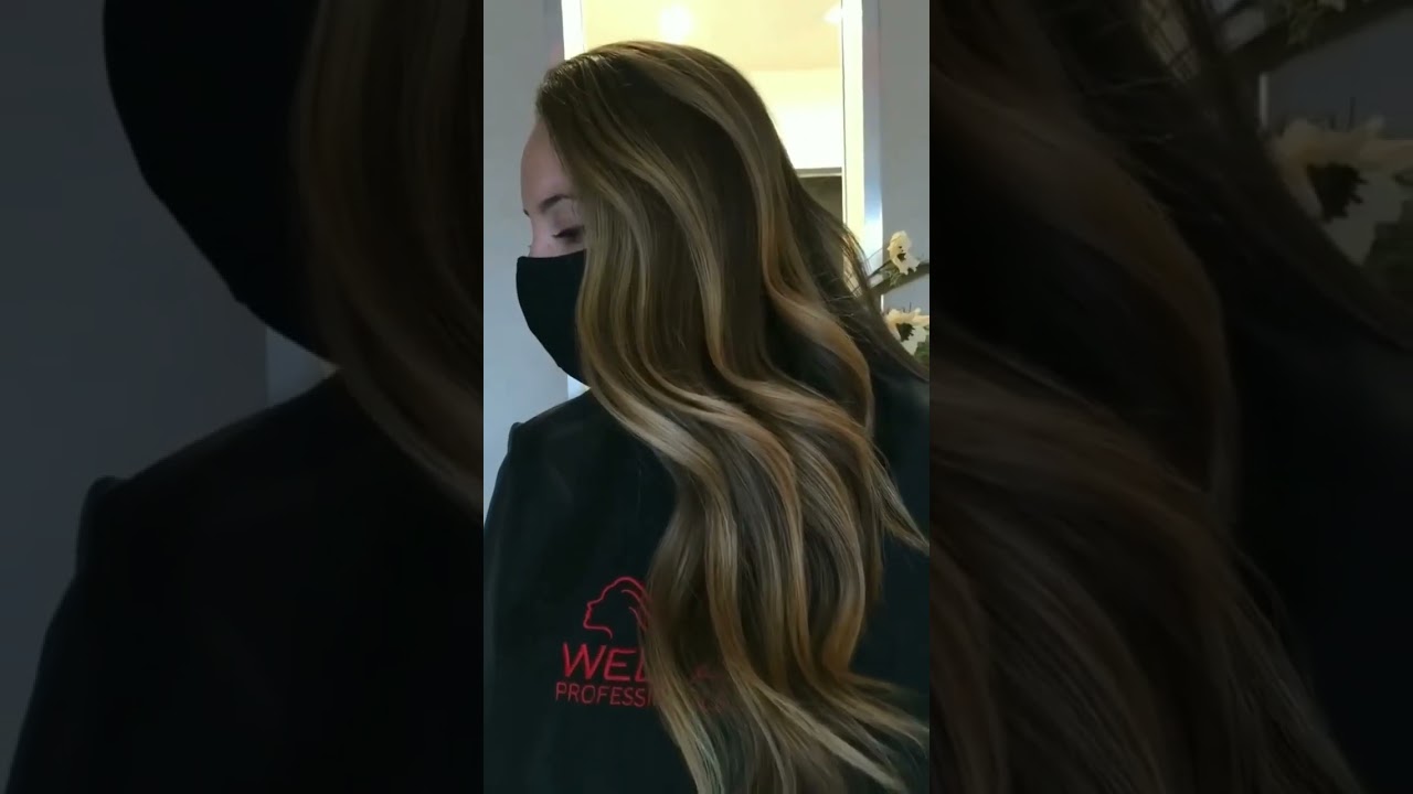 Caramel Glaze & Pearl Blonde Hair Colors Techniques #shorts #hairdye #caramel #haircolor #haircolour
