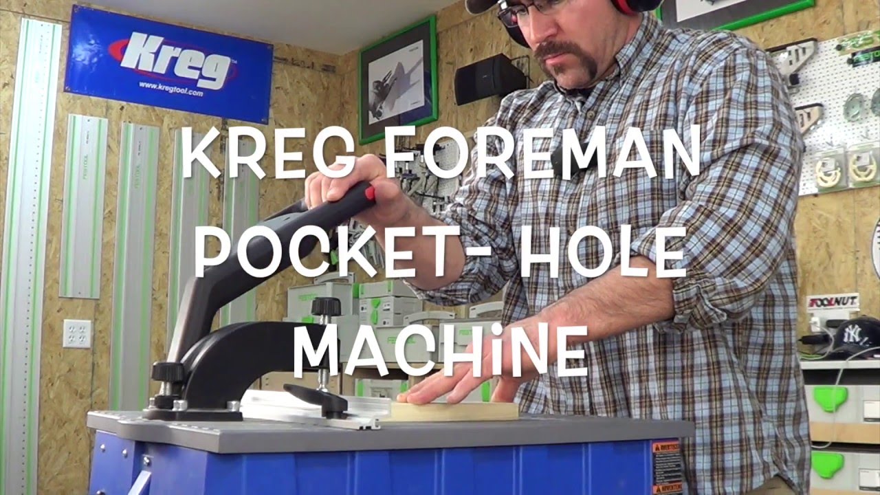 Kreg Foreman Model DB210 Pocket-Hole Machine Review