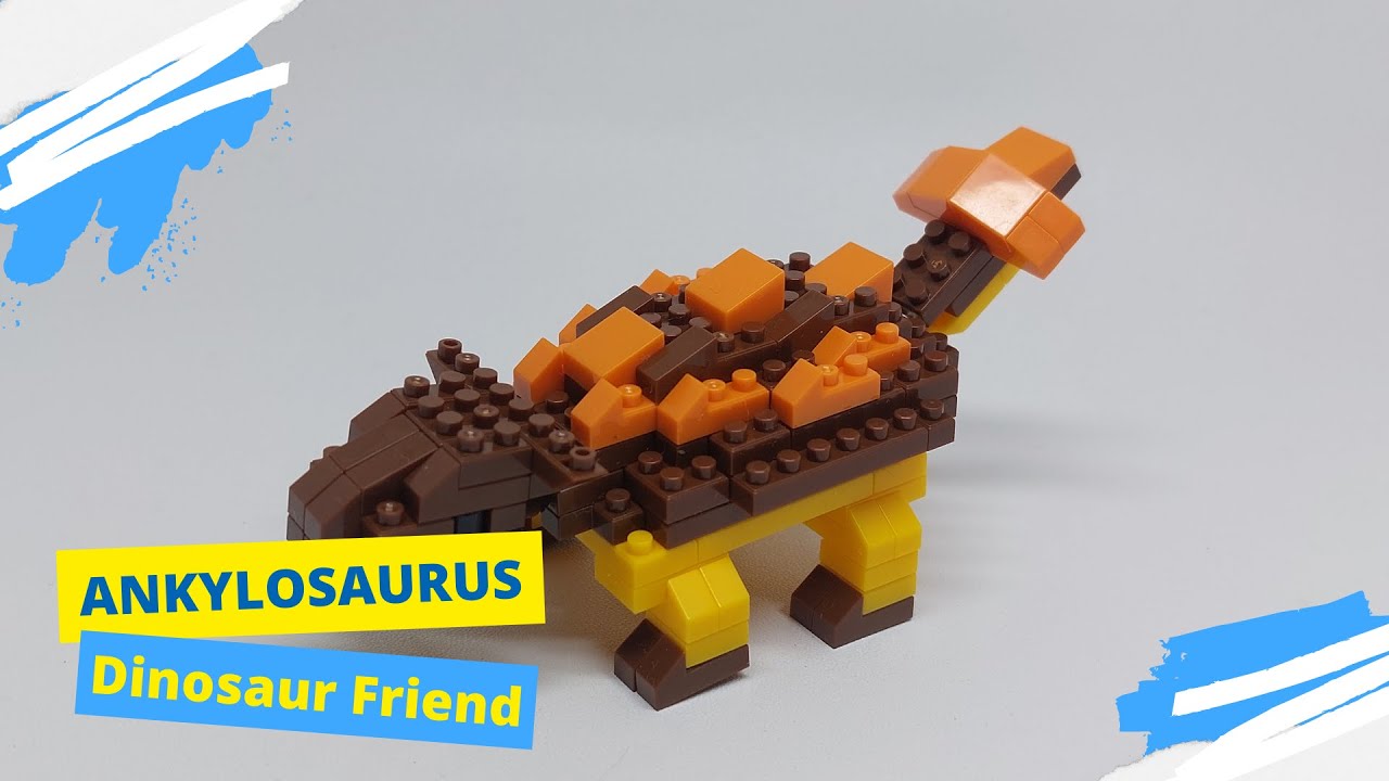 DAISO Ankylosaurus | Dinosaur Block | Lego | Petit Block #build #block #brick #lego