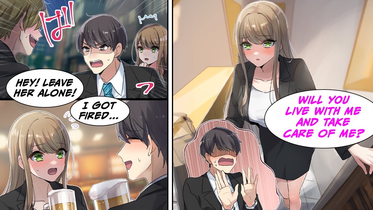 [Manga Dub] I saved a client from a stalker... When I got fired, I told her and she hired me as...