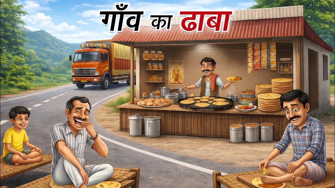 तालाब किनारे गरीब का ढाबा talab kinare Garib ka dhaba | Hindi Moral story in kahaniyan