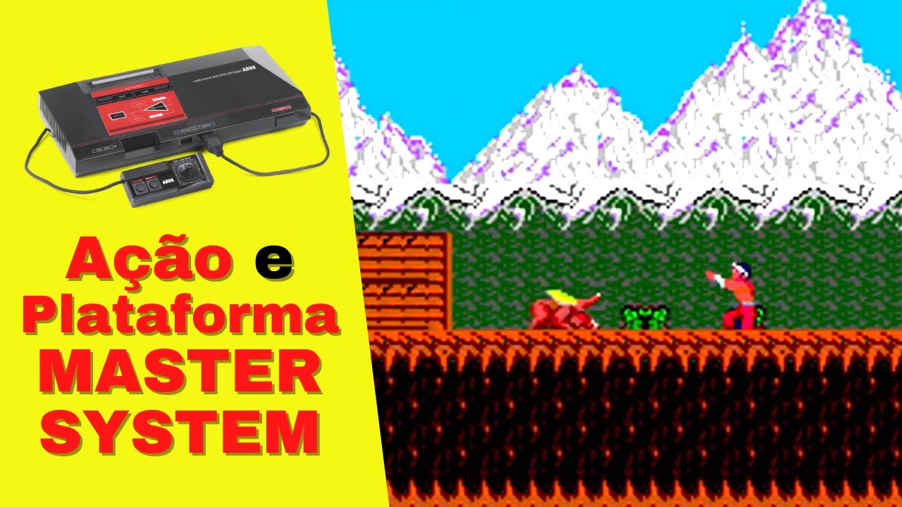 TOP 10 &ndash; Jogos de A&Ccedil;&Atilde;O e PLATAFORMA do MASTER SYSTEM