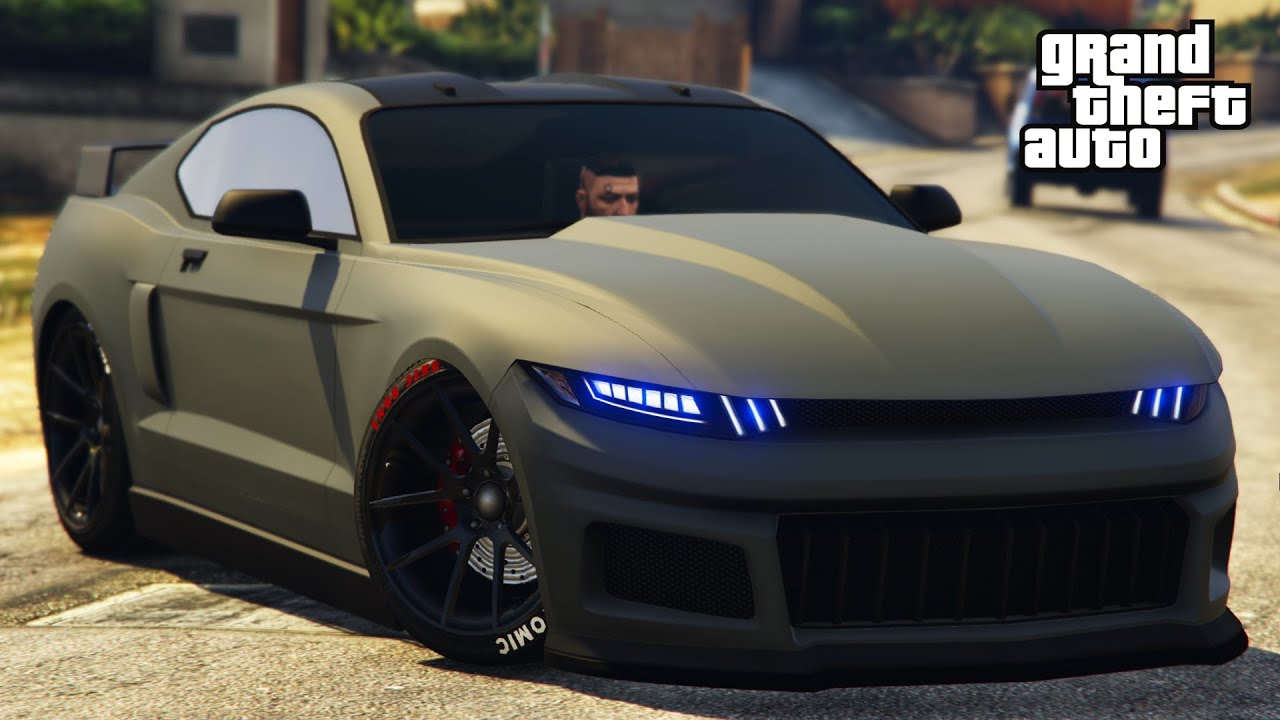 Dominator GTX Review & Best Customization GTA 5 Online - Ford Mustang Best NEW MUSCLE CAR?