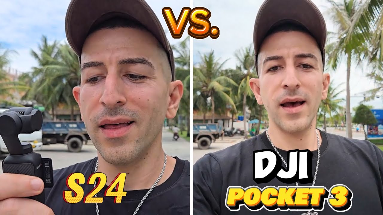 can Samsung Galaxy S24 beat DJI Pocket 3? (4k 60fps real life comparison)