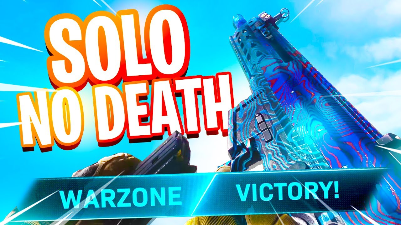 Warzone SOLO Win Extremely Exciting and Tactical Win - No Death [Call of Duty Modern Warfare]