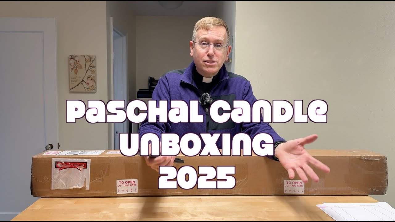 Unboxing Paschal Candle 2025