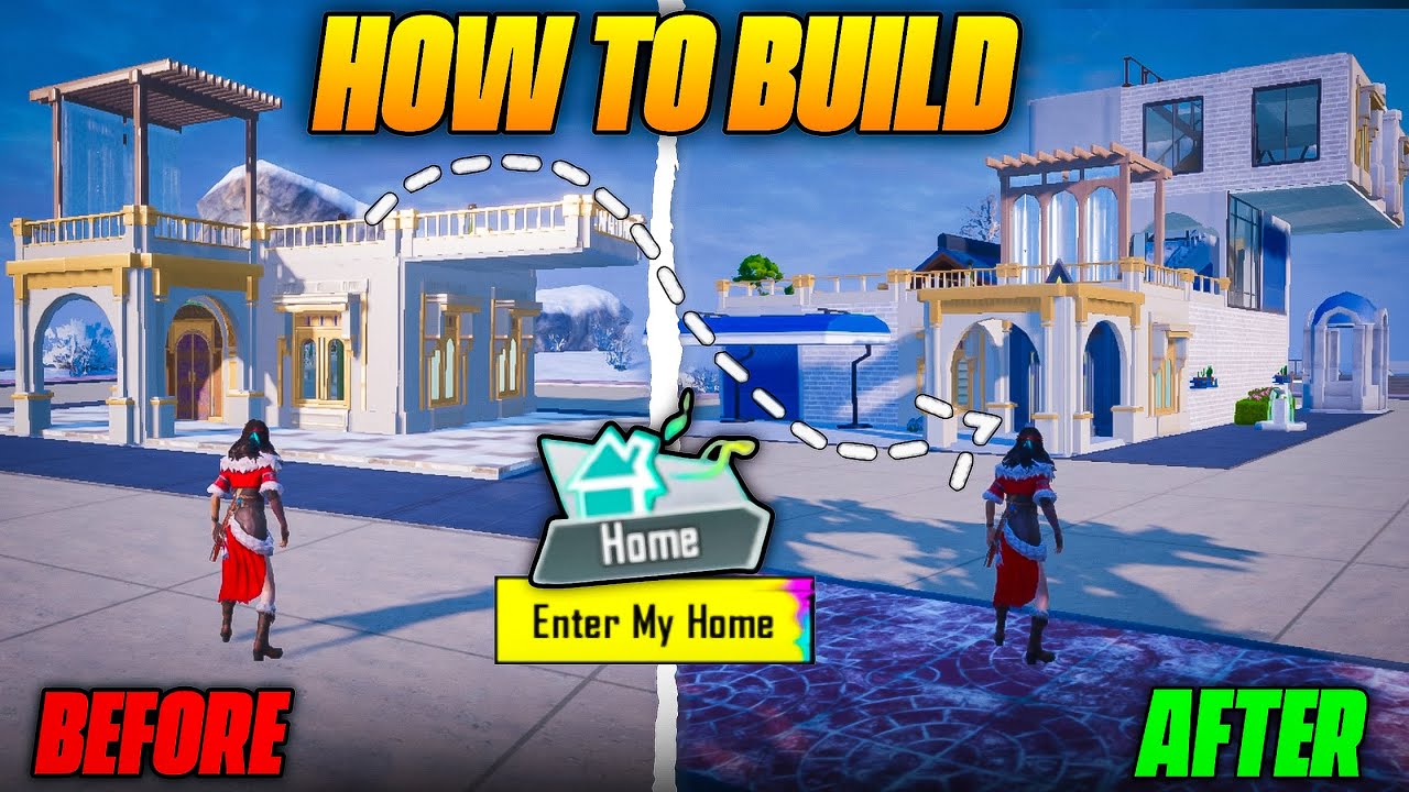 HOW TO BUILD HOME IN BGMI / HOME MODE EXPLAINED BGMI