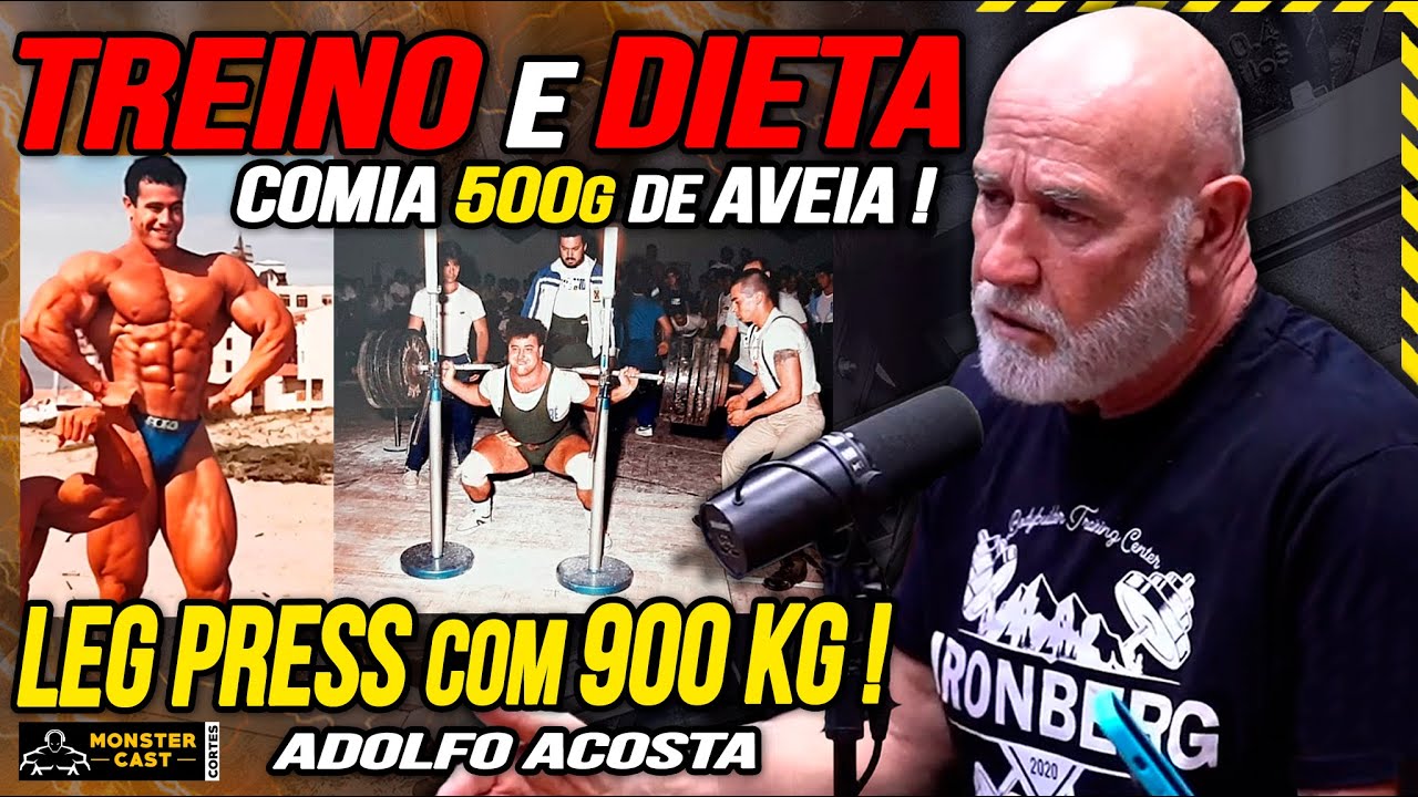 ADOLFO ACOSTA REVELA SEGREDOS DOS TREINOS E DIETA OLDSCHOOL SEM FIRULA ! | PINDUCA + CONVIDADOS