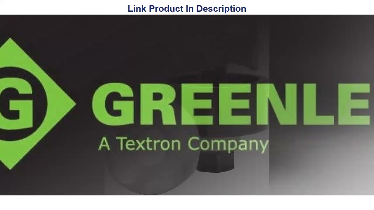 Unboxing Greenlee 730BB-3 PUNCH UNIT-RD 3.000 BB (730BB), 3 in