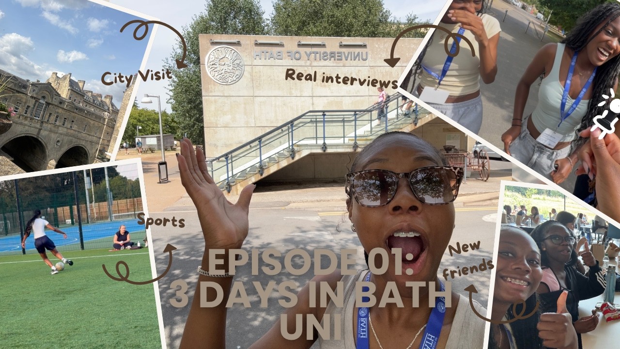 3 days at Bath University | Vlog | Campus | City | Accomadation