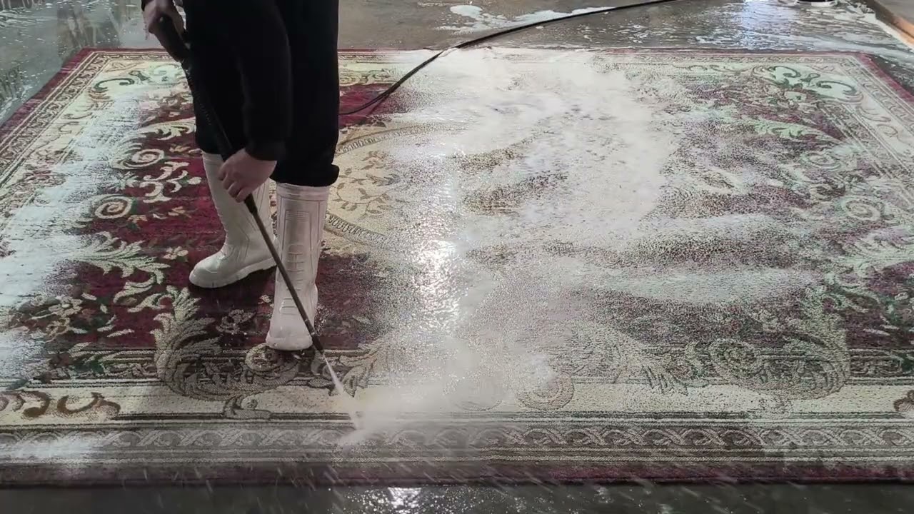 The carpet is clean, but we work conscientiously.