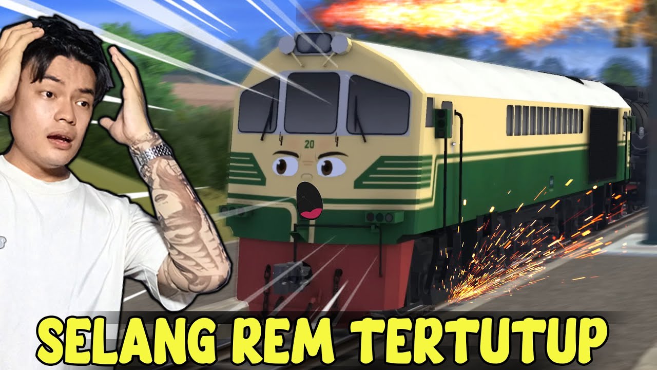 REM BLONG KERETA PENGANGKUT 300 ORANG - Daru Si Loko Mallet