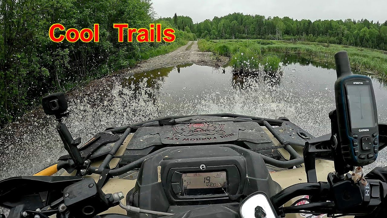 Крутые тропы, куры, медвежьи следы, квадроциклы SXW Trail Ride, Can Am Outlander 700 и Polaris