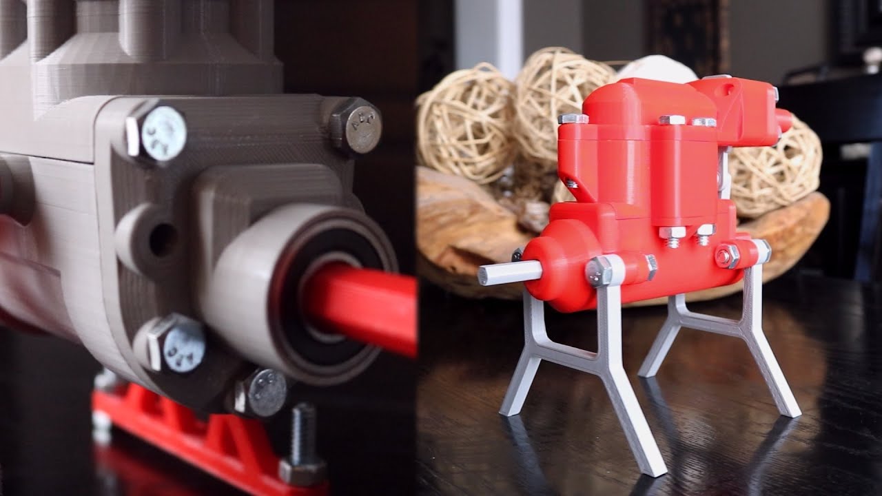 3D Printed Air engine TESTING all models