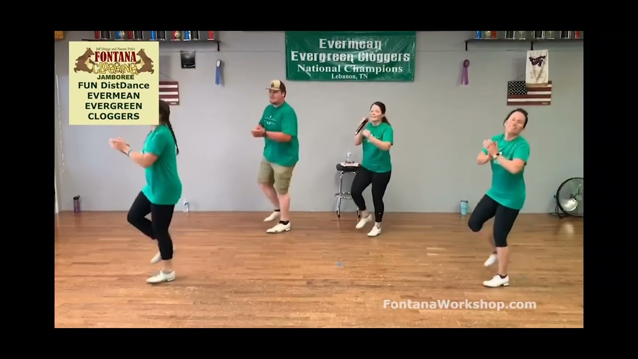 Rocky Top Clogging Dance,  Demo: Evermean Evergreens (Melissa Pack).