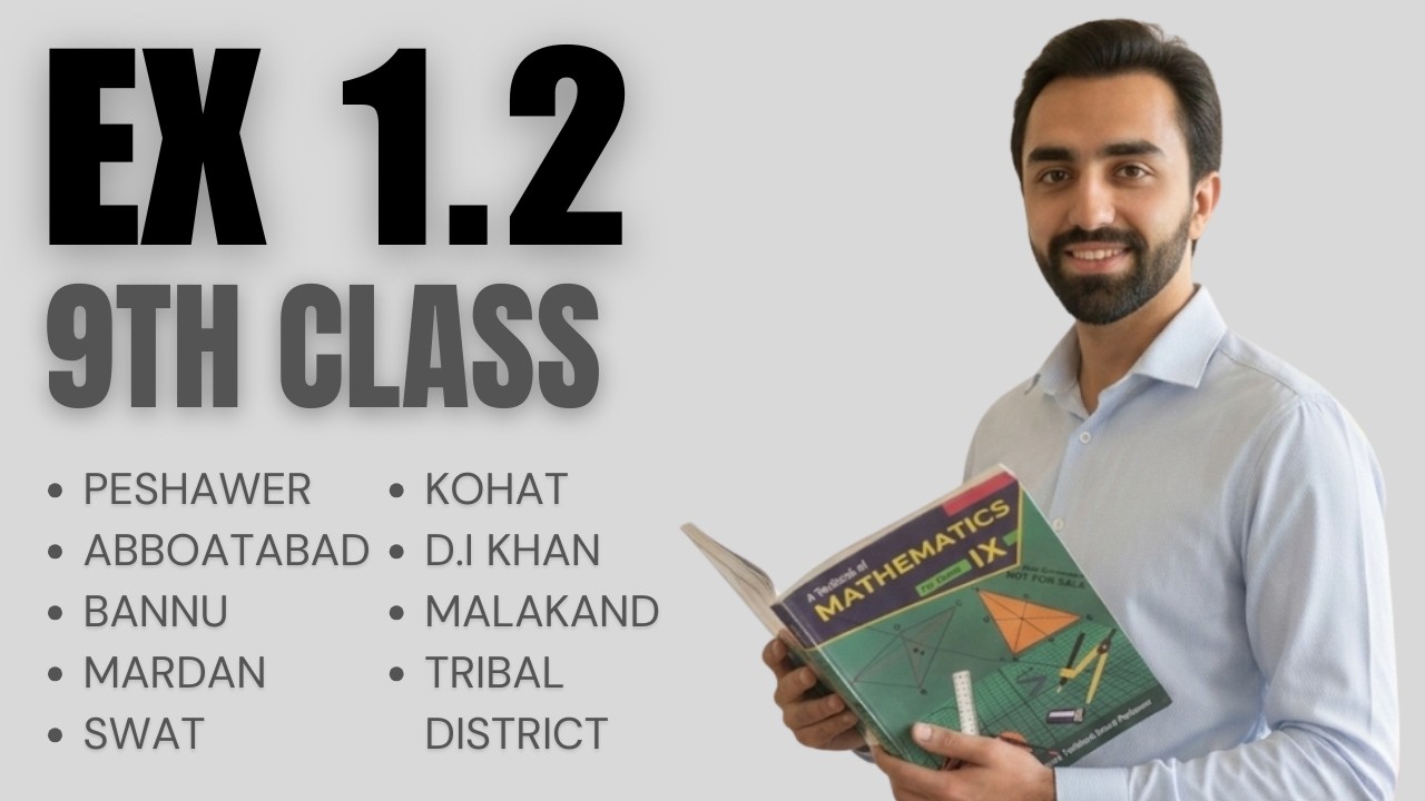 KPK Class 9 Math Exercise 1.2 Complete | Transpose of a Matrix | All Questions | Unit 1 Matrices