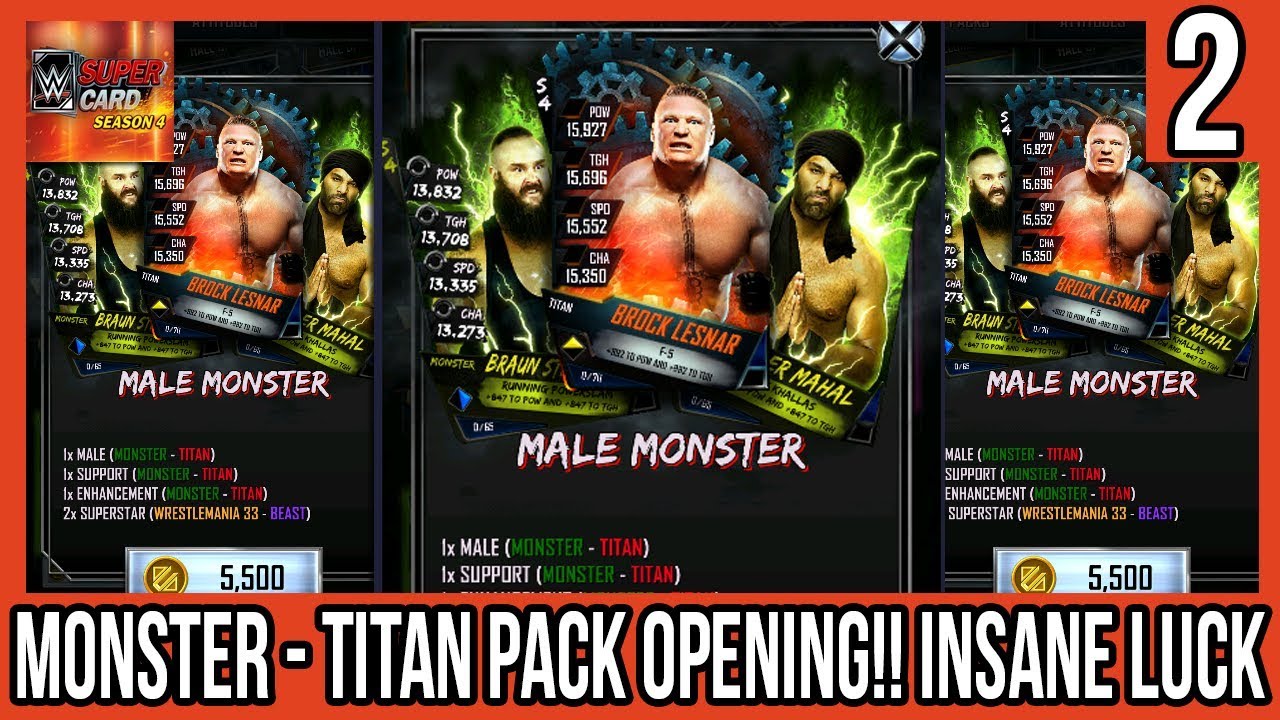 INSANE TITAN PACK OPENING! SUPERCARD SEASON 4 #2