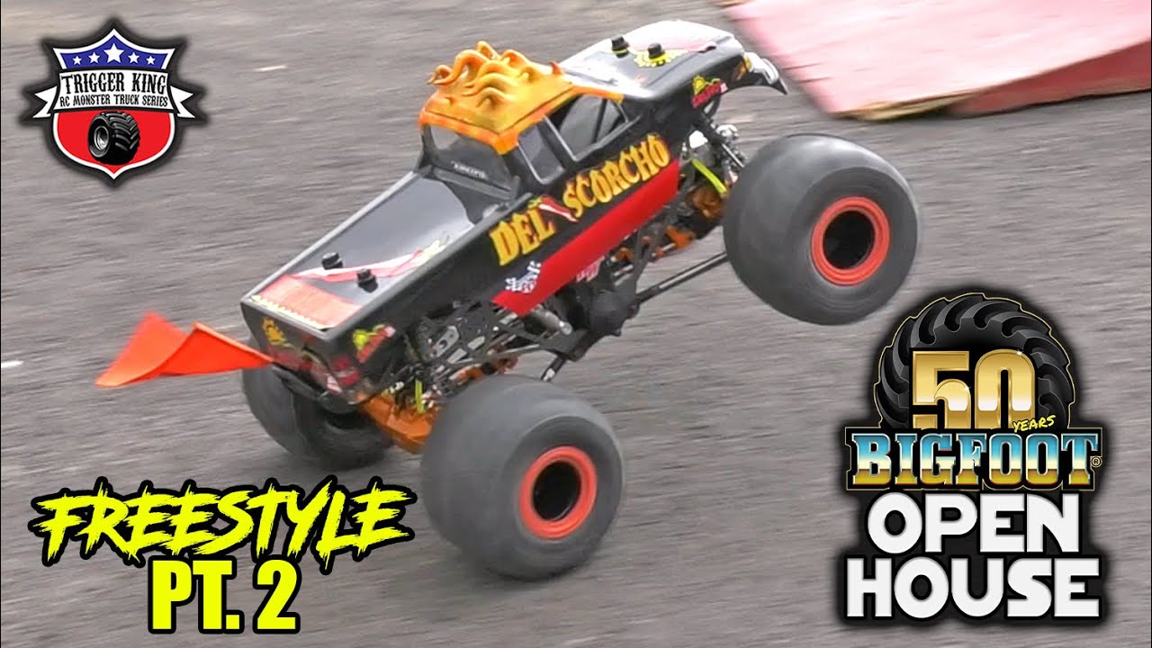 🔥 50th Anniversary Bigfoot Monster Truck Open House | R/C Freestyle - Part 2 - Trigger King R/C