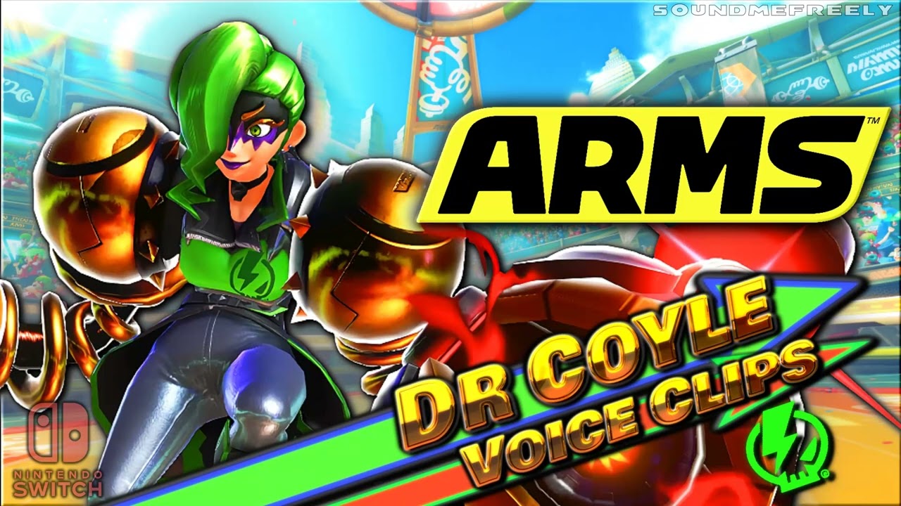 All Dr Coyle Voice Clips • ARMS • All Voice Lines • Nintendo Switch 2017