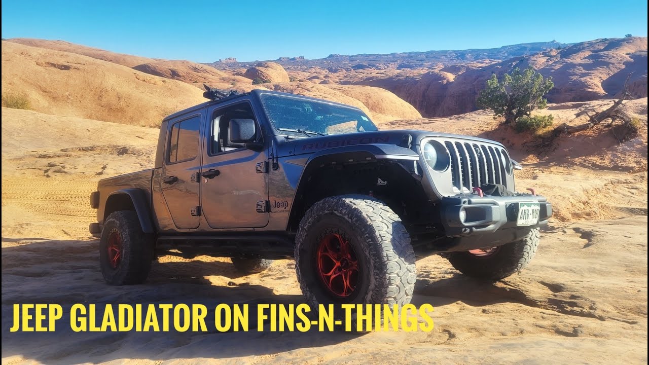 Стандартный Jeep Gladiator на Fins and Things, Моаб, Юта