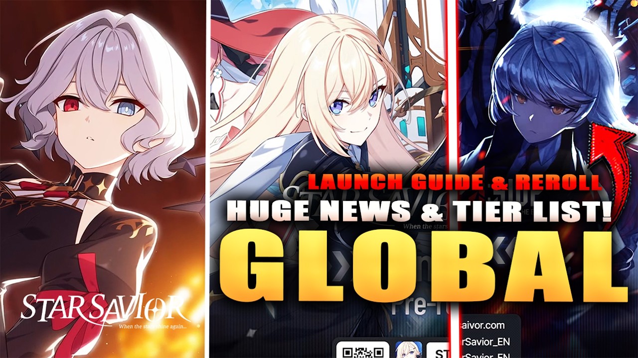 *GLOBAL* STAR SAVIOR HUGE NEWS & LAUNCH TIER LIST! REROLL GUIDE & GACHA SYSTEM! (launch guide)