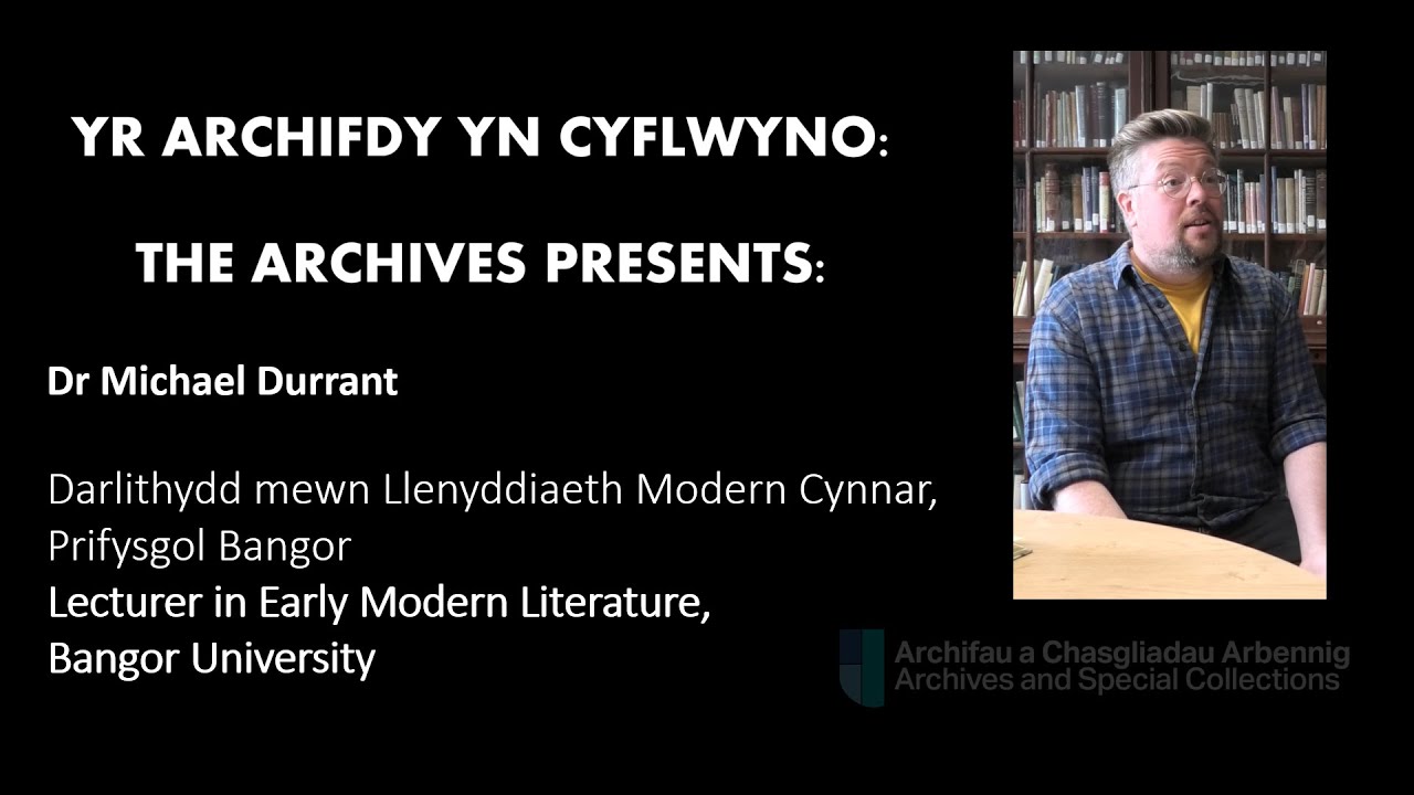 The Archives Presents: Dr Michael Durrant