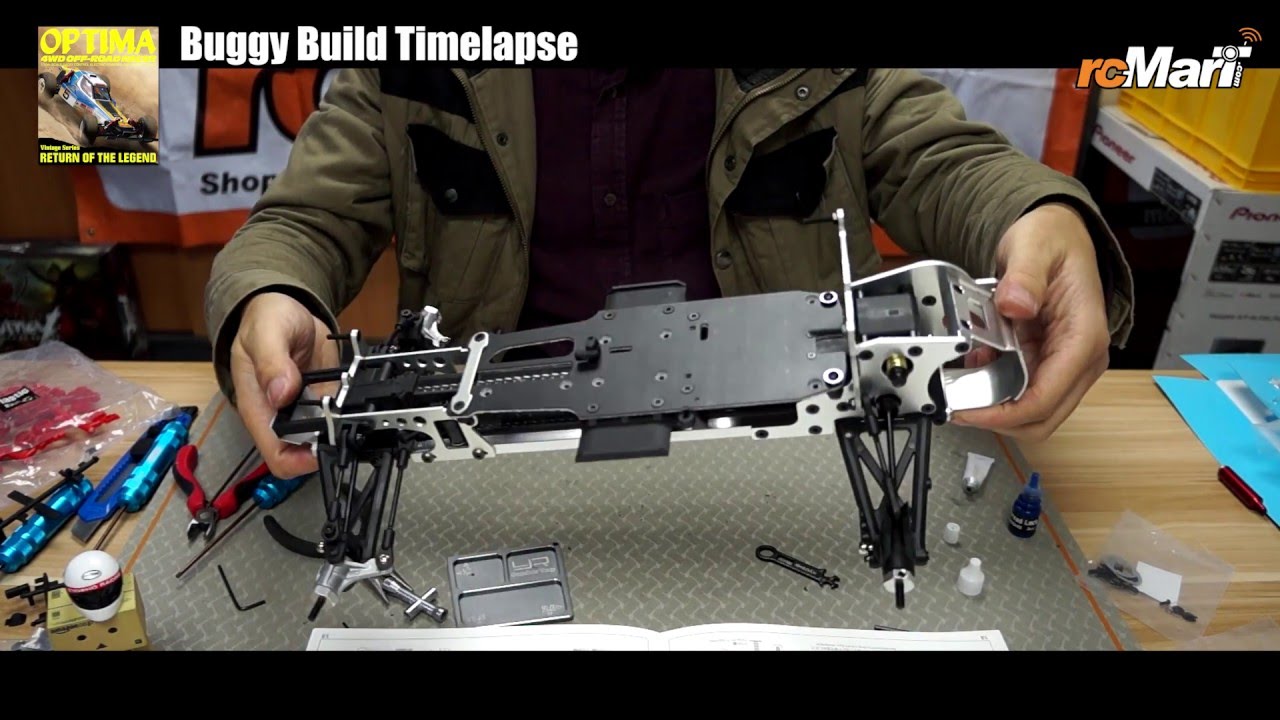 Kyosho Optima Buggy Kit EP #30617 Build Timelapse by rcMart