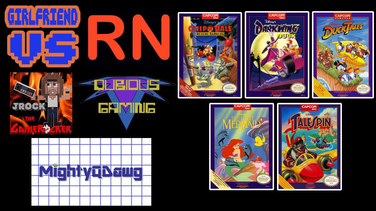 Capcom Disney Games (NES) - GIRLFRIENDS VS.