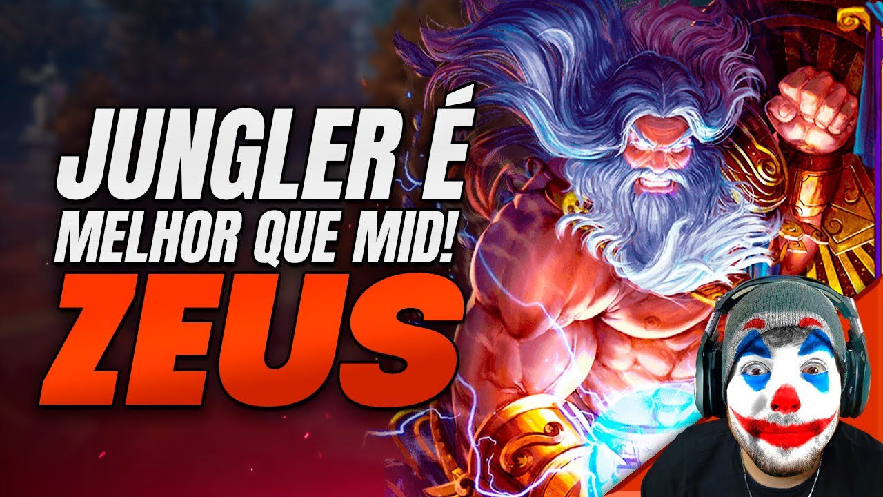 ZEUS JUNGLER É MUITO SUPERIOR AO ZEUS MID! SE VOCÊ GANKA VOCÊ NÃO É GANKADO! SMITE 2 CONQUISTA
