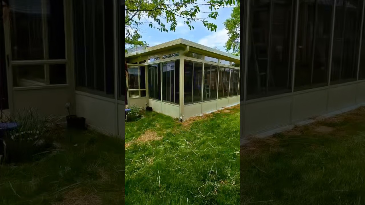 Custom Sunroom Build with Transom Windows