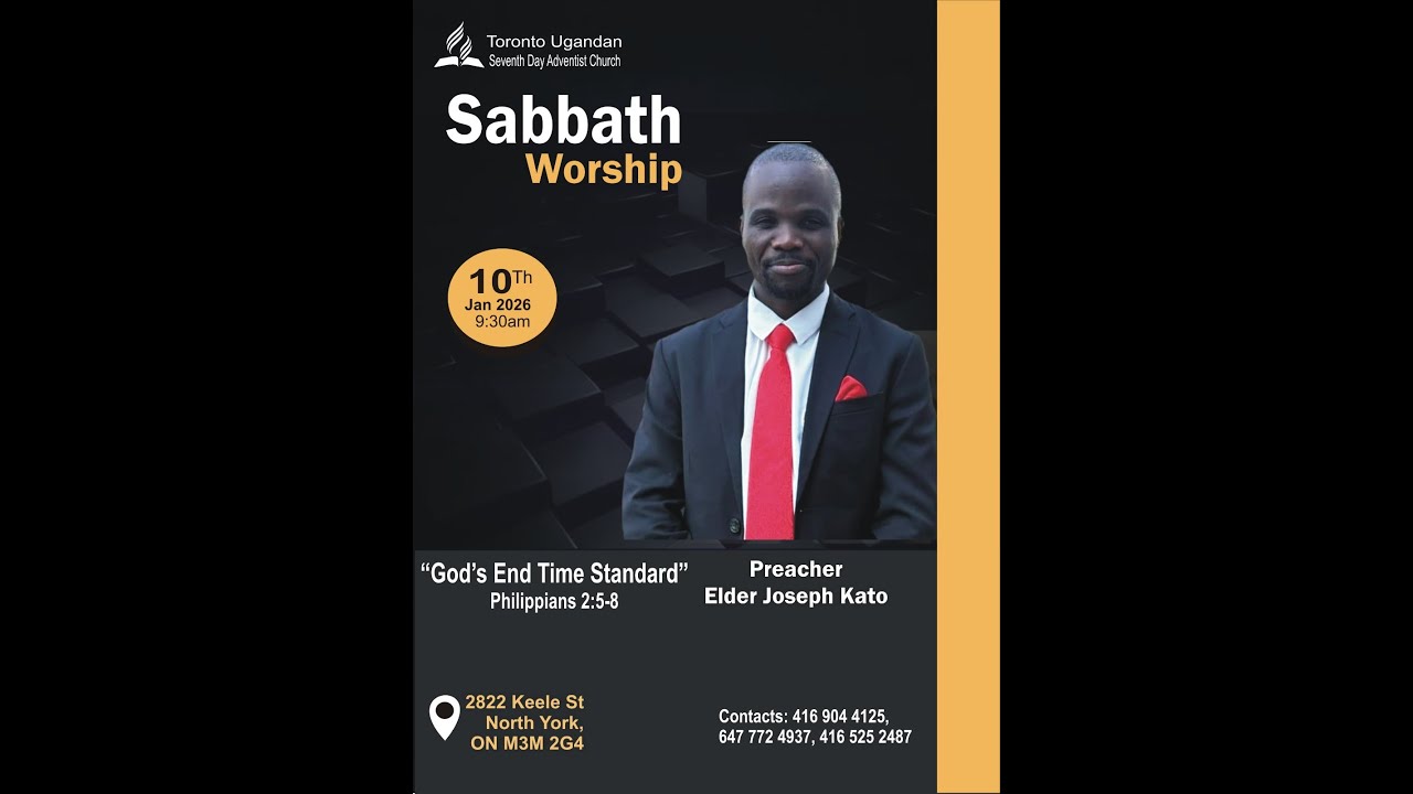 SABBATH WORSHIP - JANUARY 10, 2026
