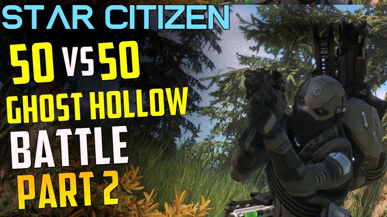 100 Player Battle at Ghost Hollow - Part 2 - The Siege! - Star Citizen org v org large scale event