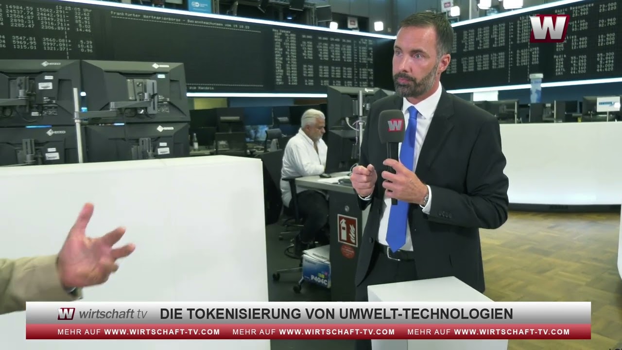 Unser CEO Holger Kuhlmann im Wirtschaft TV-Interview: Die Tokenisierung von Umwelttechnologien