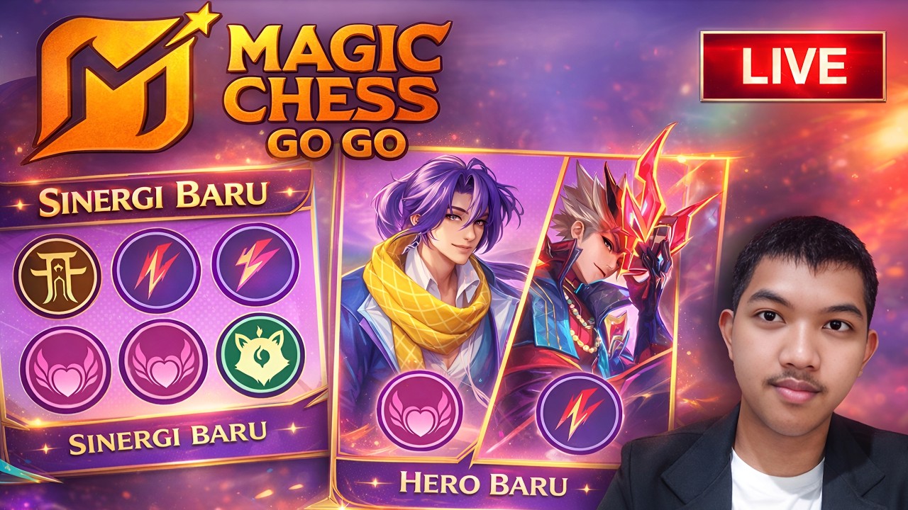 UPDATE TERBARU MAGIC CHESS GOGO SEASON 5 !! SINERGI TERBARU MAGIC CHESS LIVE STREAMING MCGG