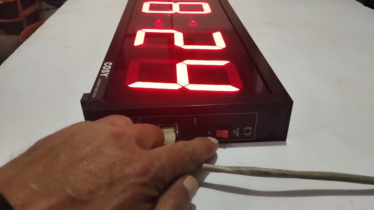 COSYCOM NTP Ethernet LAN LED Clock