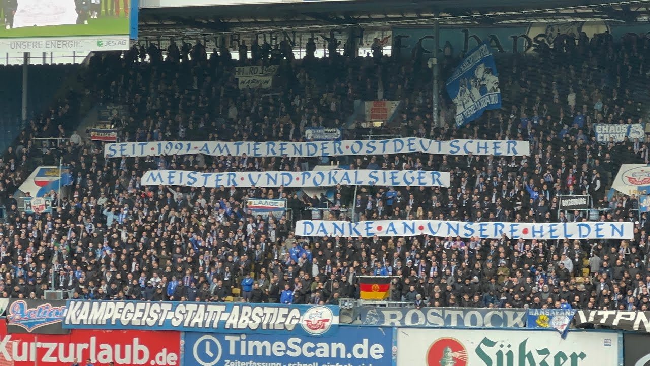 Support im Spiel F.C. Hansa Rostock – Jahn Regensburg 2:0 (06.05.2023)