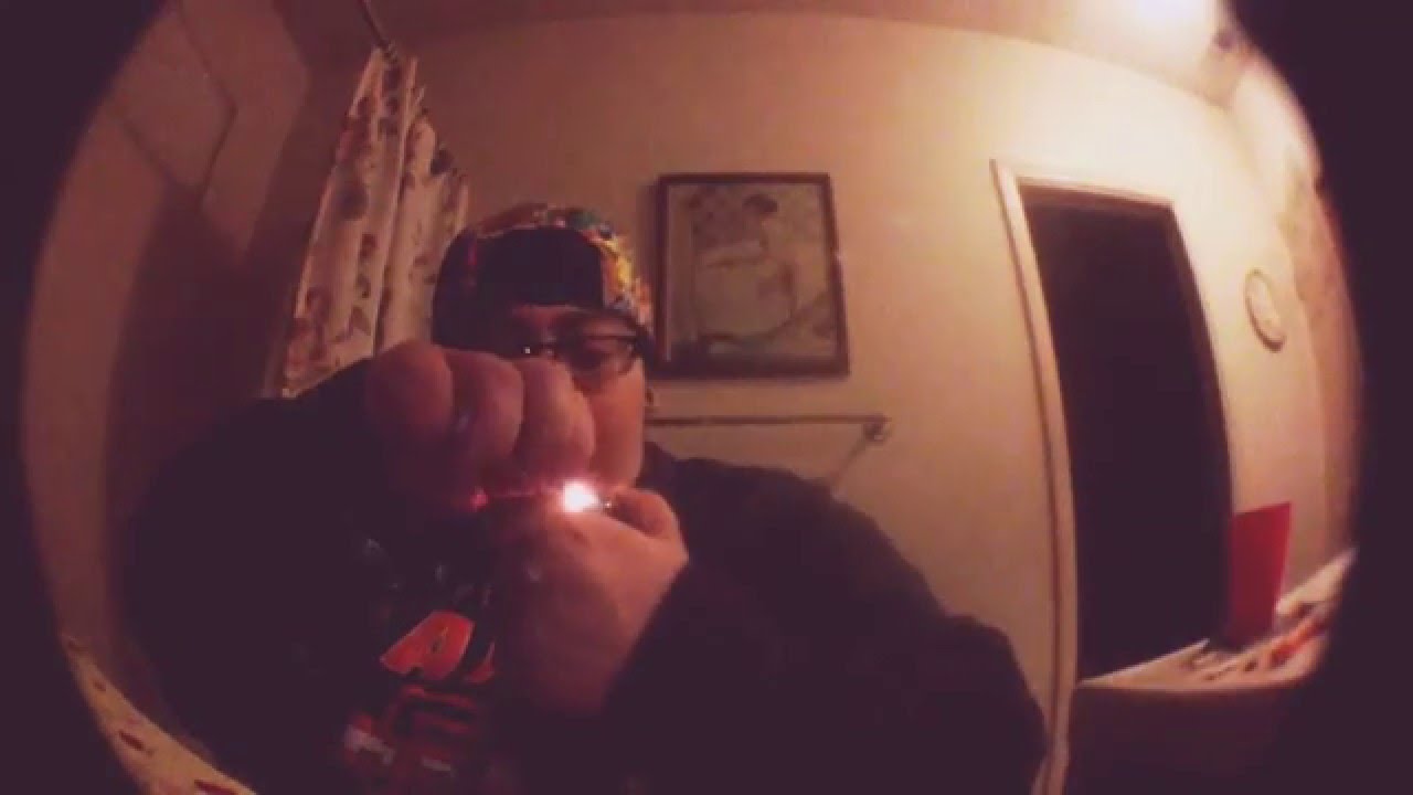 Smoking a bowl before bed